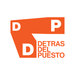 Detras del puesto Logo